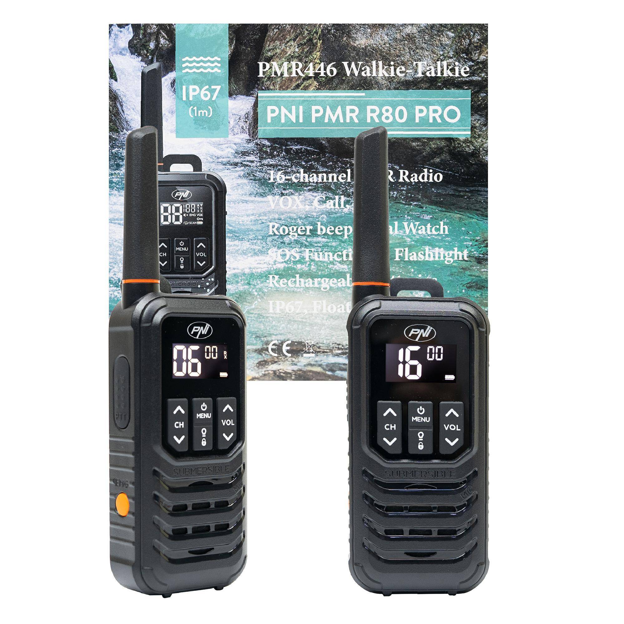 Radiotelefon  PNI PMR R80 PRO, zestaw 2