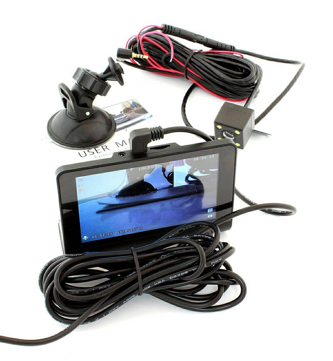 Kamera Cofania Rejestrator 3 kamery+ LCD