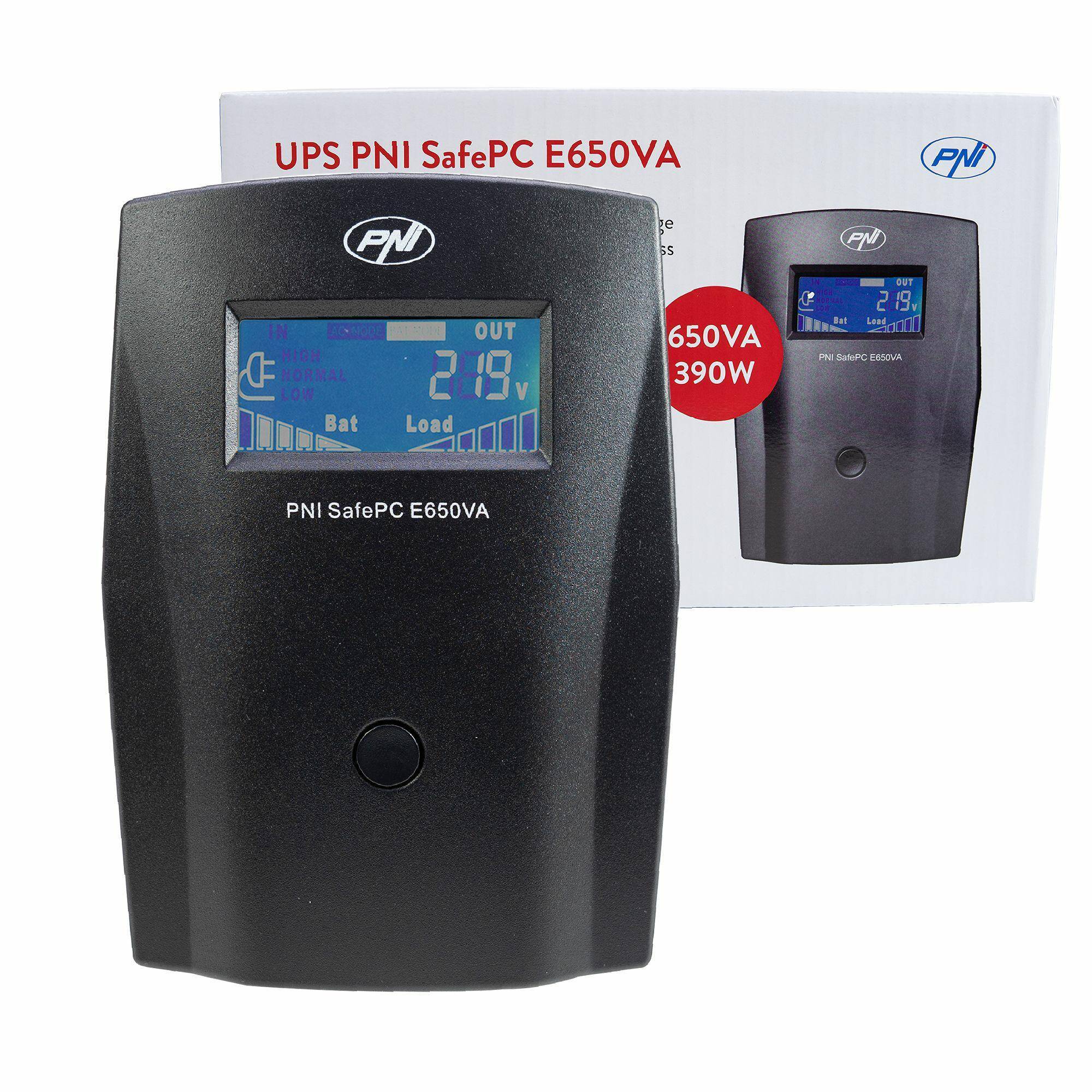 UPS PNI SafePC E650VA 390W, 1.8A