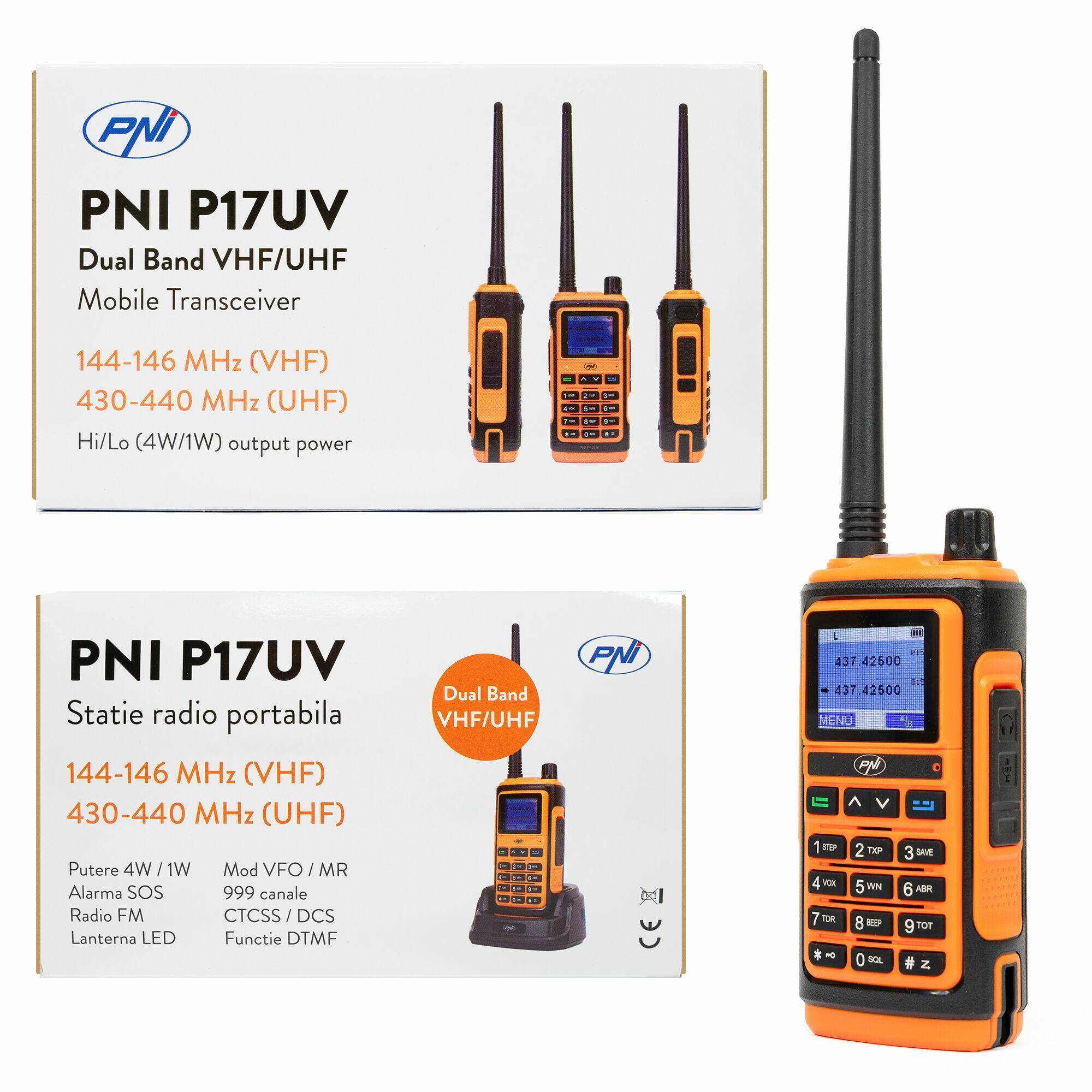 Przenośna stacja radiowa VHF/UHF PNI