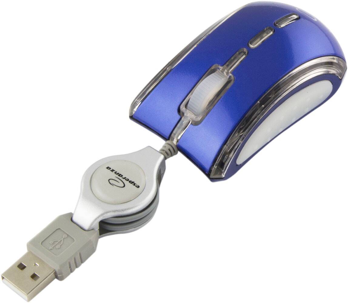 Mysz Optyczna Mini Celaneo Niebieska Usb