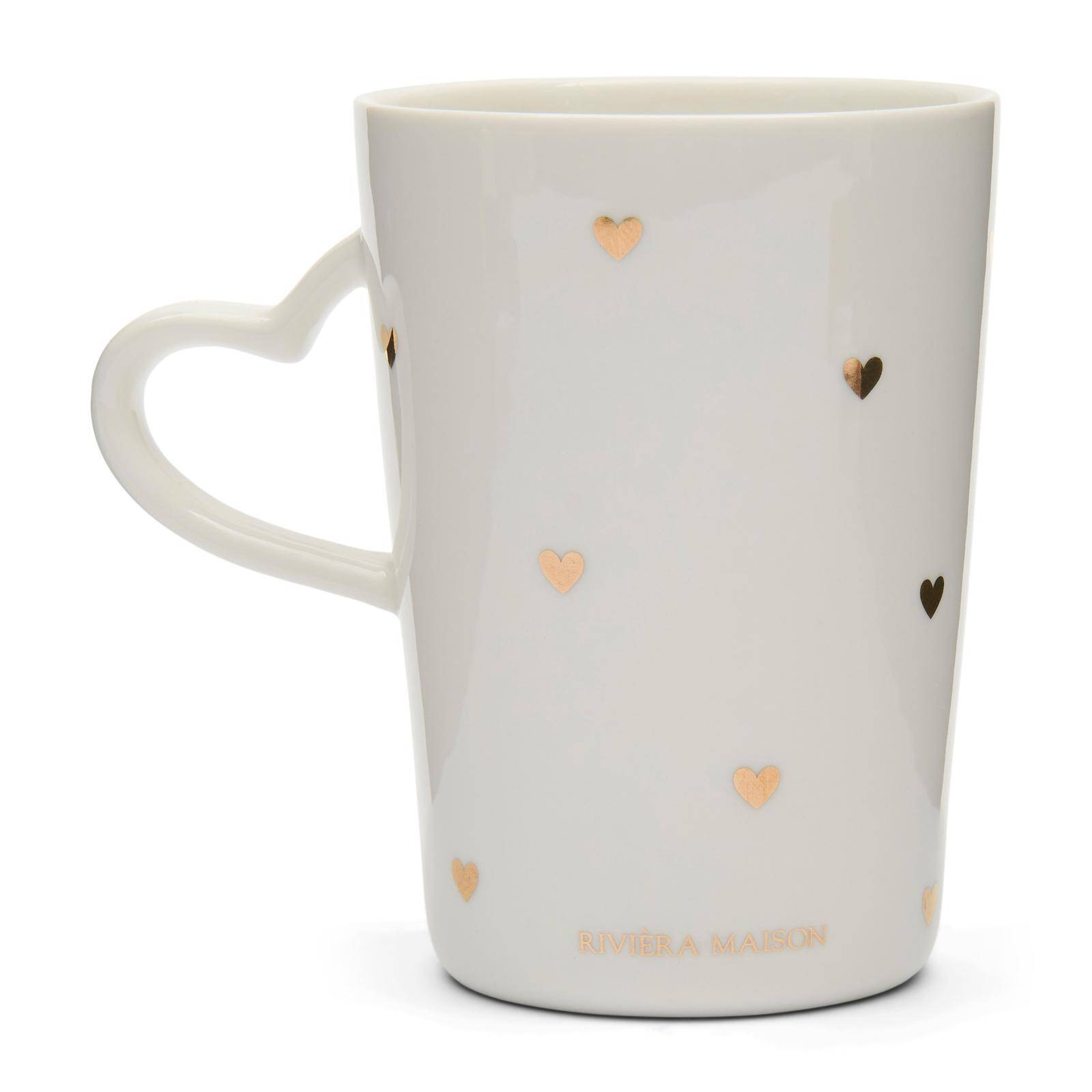Kubek RM Love Gold L Riviera Maison