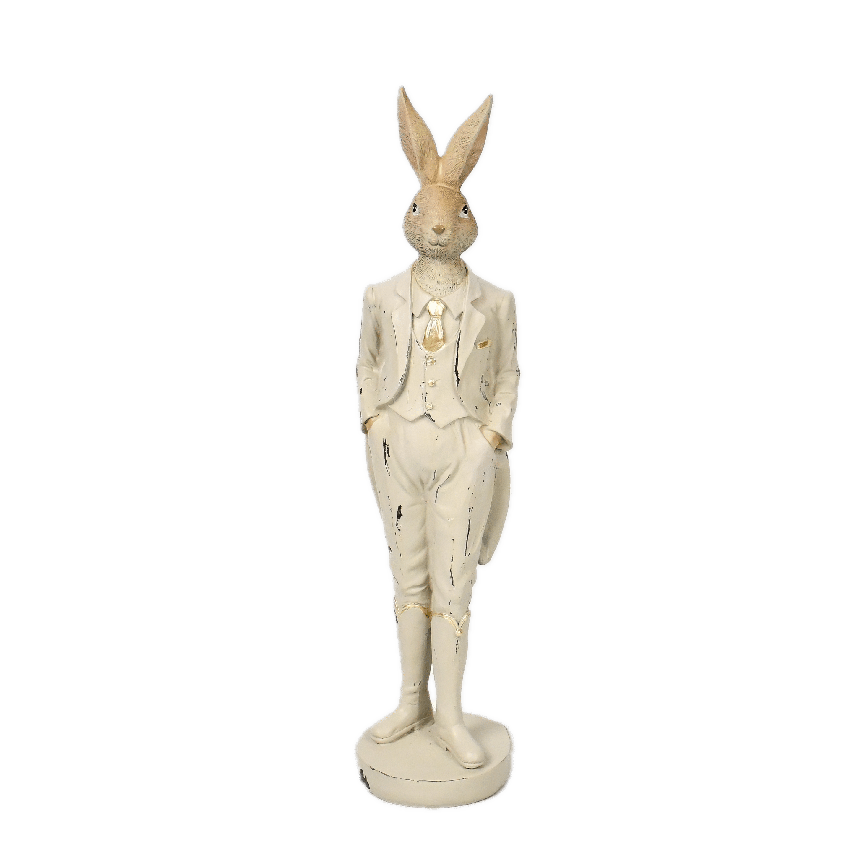 Pan Zając Figurka 8 x 35 cm Beżowy