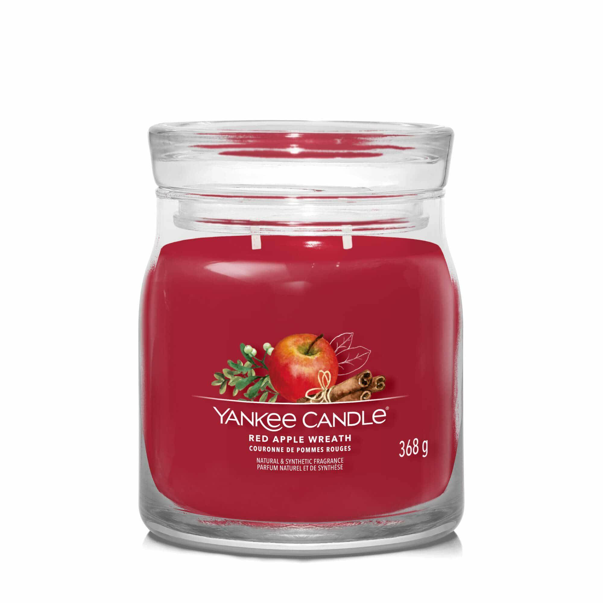 Świeca Średnia Red Apple Wreath