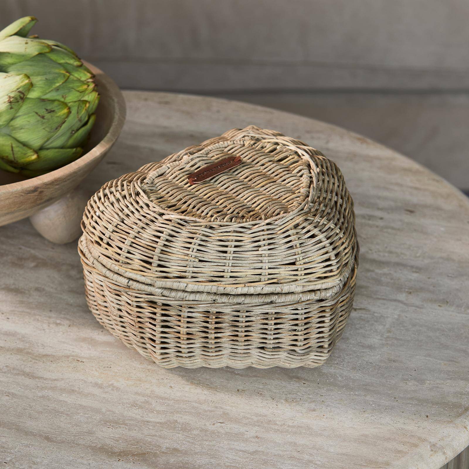 Pojemnik Heart Rustic Rattan