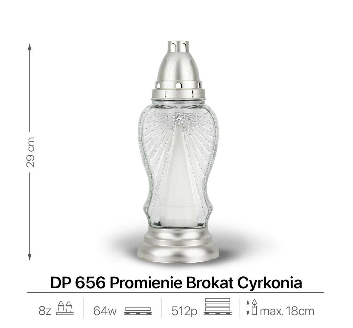 DP 656 Promienie Brokat Cyrk. (znicz)