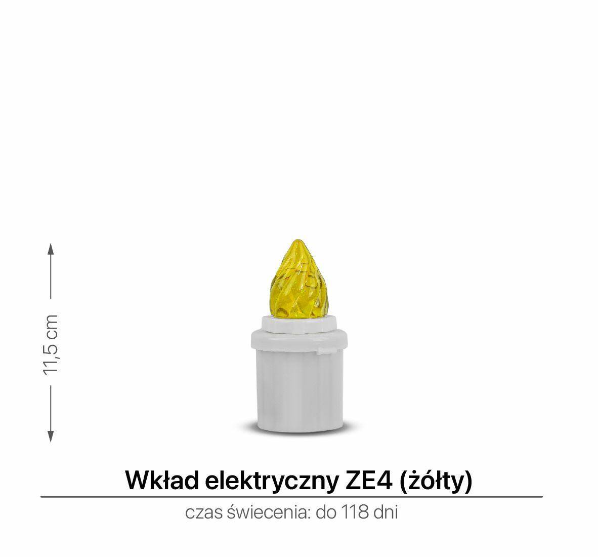 Wkład Elektryczny ZE4 Żółty (Zdjęcie 1)