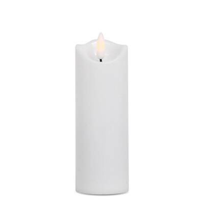Świeca Led Woskowana 15 cm Biały