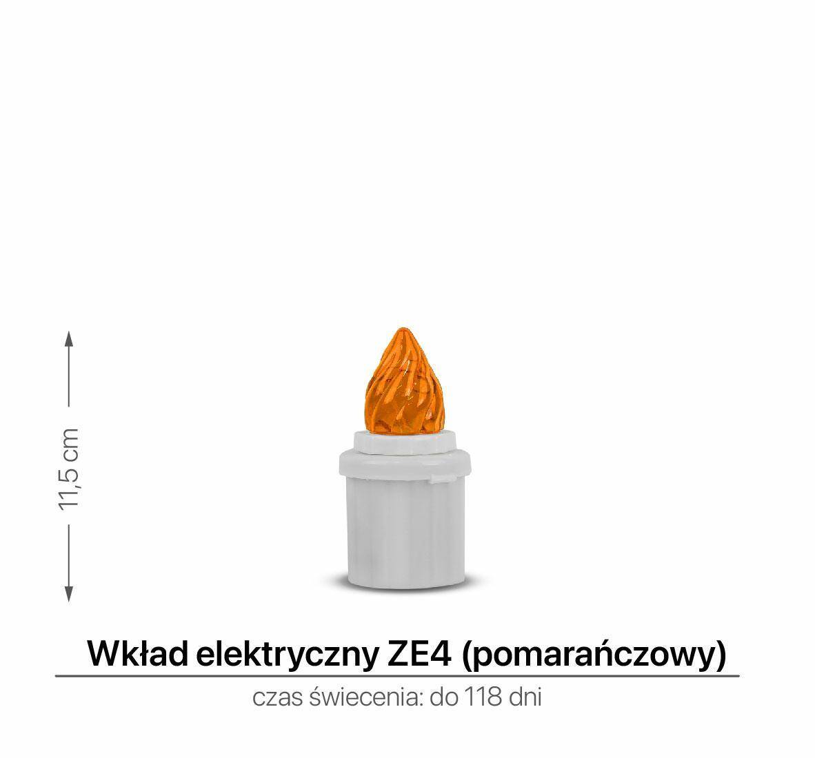 Wkład Elektryczny ZE4 Pomarańczowy