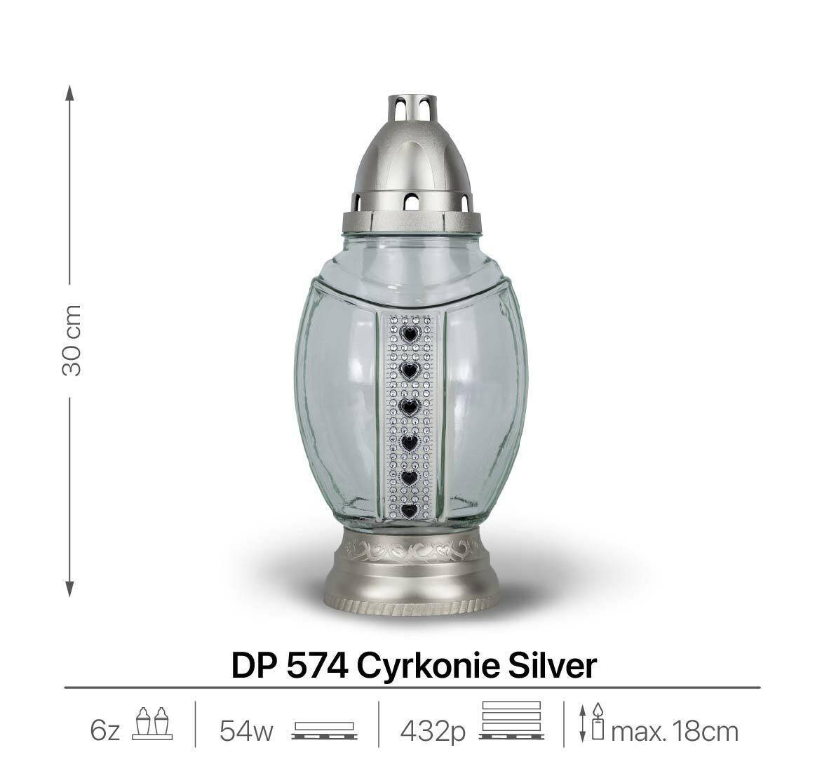 DP 574 Cyrkonie Silver