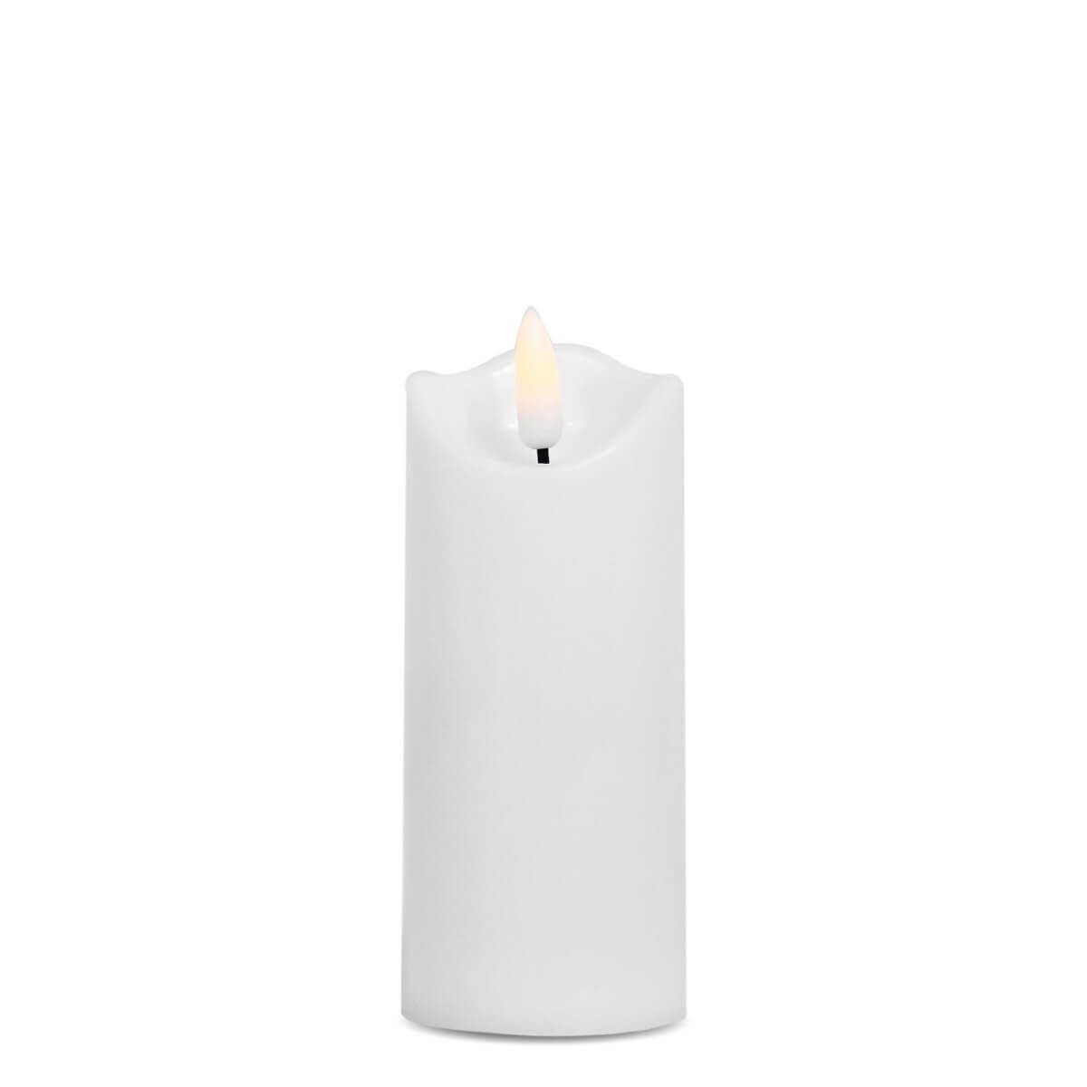 Świeca Led Woskowana 12,5 cm Biały