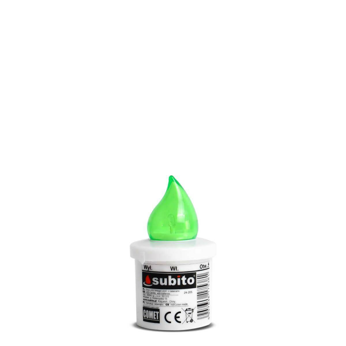 Wkład Elektryczny LED 10 cm Zielony