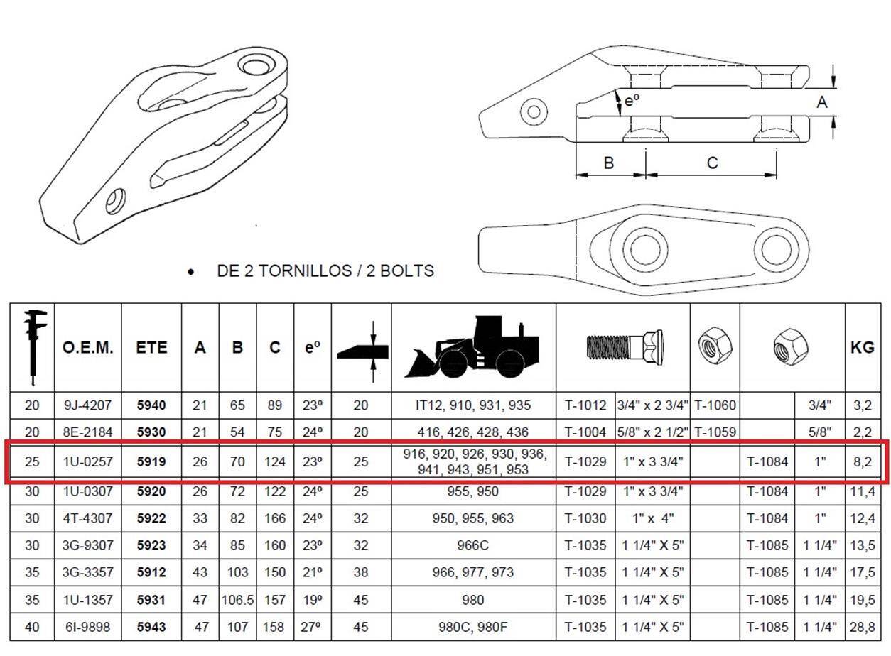 ADAPTER ETE-5919 / 1U-0257
