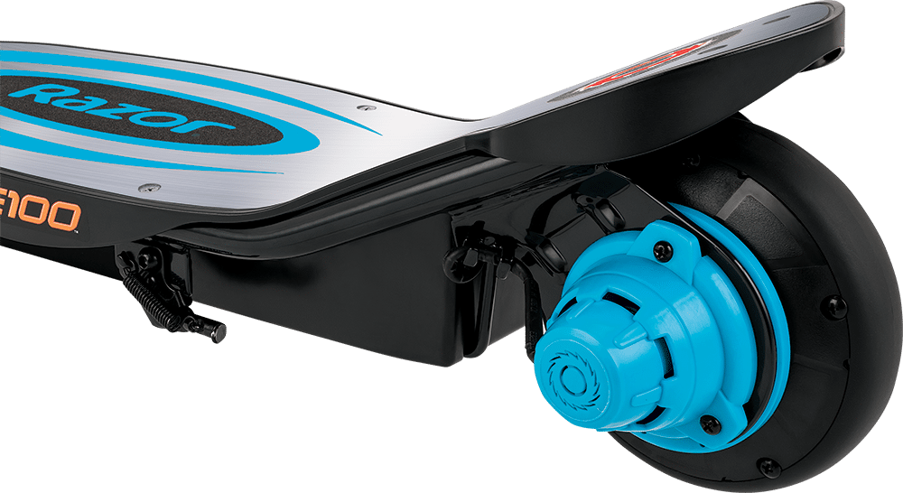 RAZOR E100 PowerCore hulajnoga elektryczna dla dzieci BLUE Alu 13173898 (Zdjęcie 8)