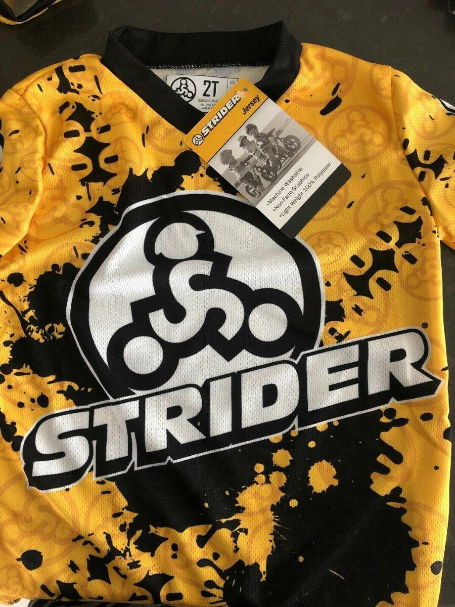 Strider koszulka rowerowa żółta - 3 lata (Zdjęcie 2)