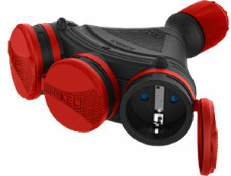 Extrem GN-X3/54 gniazdo 3x2P+Z (IP54)