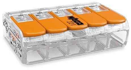 221-415 złączka inst.Compact 5-przew.uni