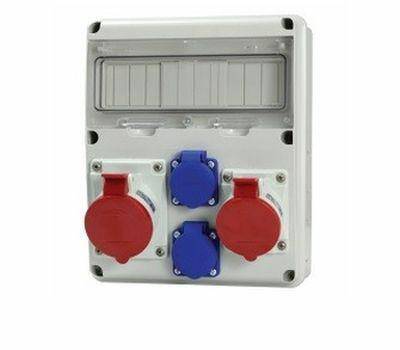 ENERBOX rozdziel. 32A/5P+16A/5P+2x230V