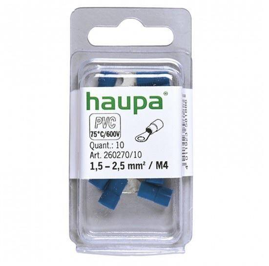 HAUPA końcówka oczkowa izol. 1,5-2,5 M4