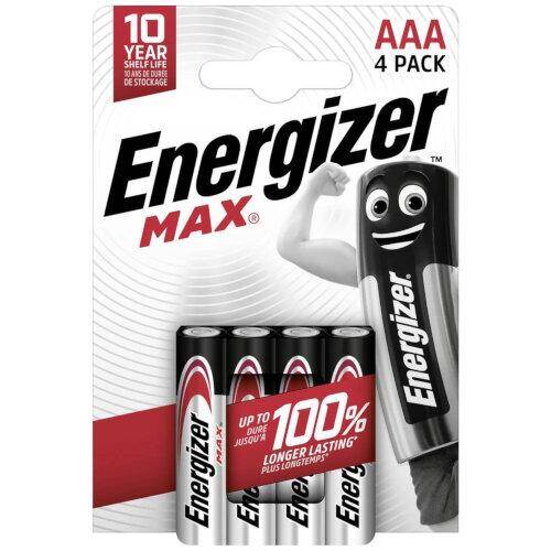 BATERIA ENERGIZER MAX AAA LR03 /4 eco