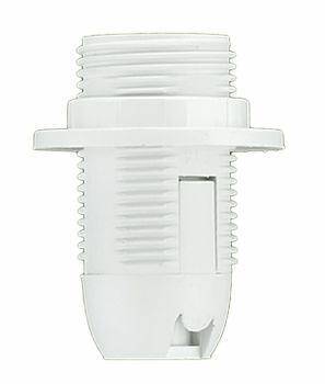 Oprawka termoplast. biała z koł. E14-1