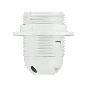 Oprawka termoplast. biała E27-1 z koł.