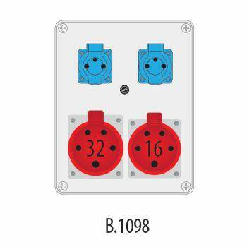R-BOX 240 1x32A/5+1x16A/5 2x230V (IP44)