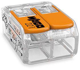 221-412 złączka inst.Compact 2-przew.uni