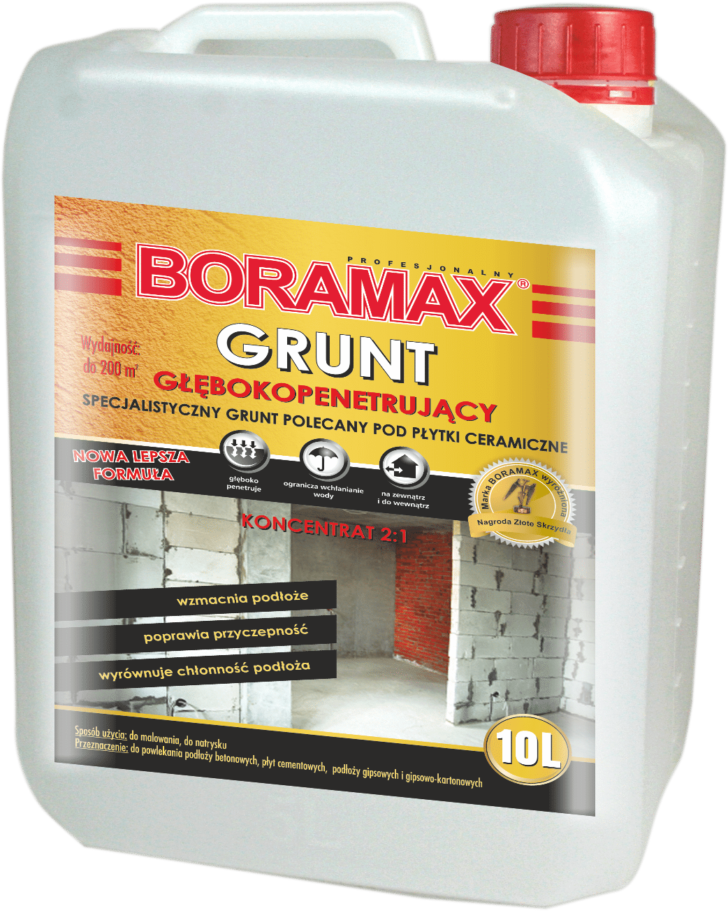 BORAMAX GRUNT GŁĘBOKO PENETRUJĄCY 10L