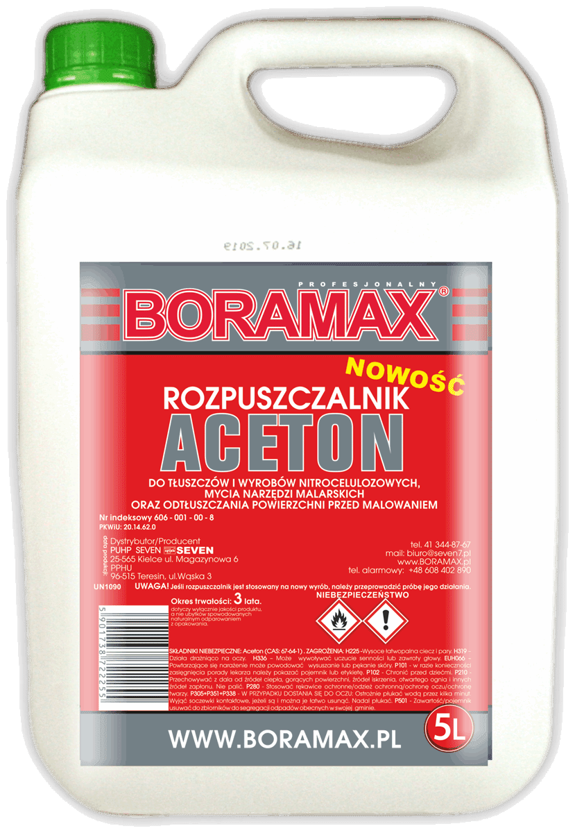 BORAMAX ACETON 5L (Zdjęcie 1)