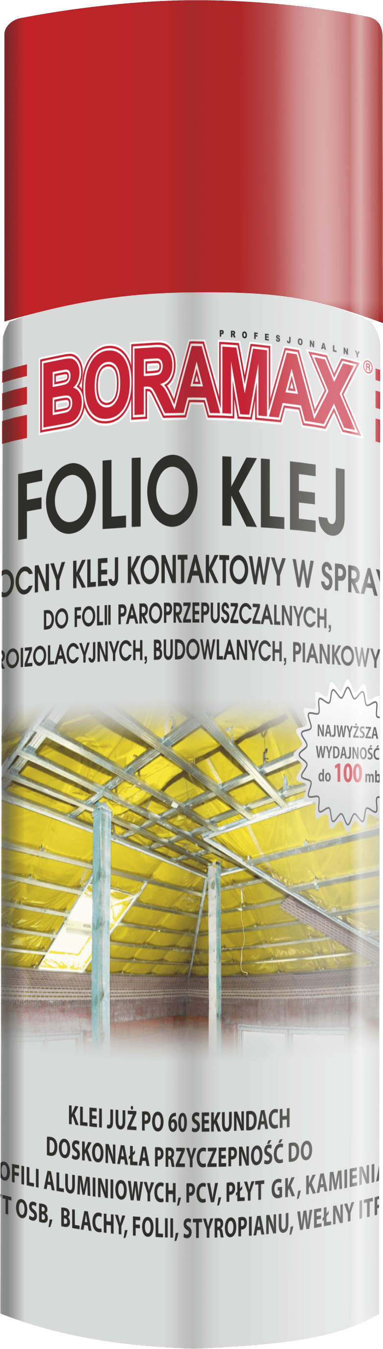 BORAMAX FOLIO KLEJ W SPRAYU 500 ml (12) (Zdjęcie 1)