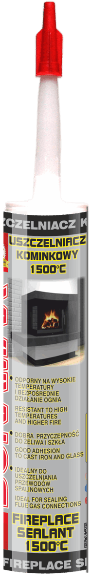 BORAMAX USZCZELNIACZ KOMINKOWY 1500C 280ML