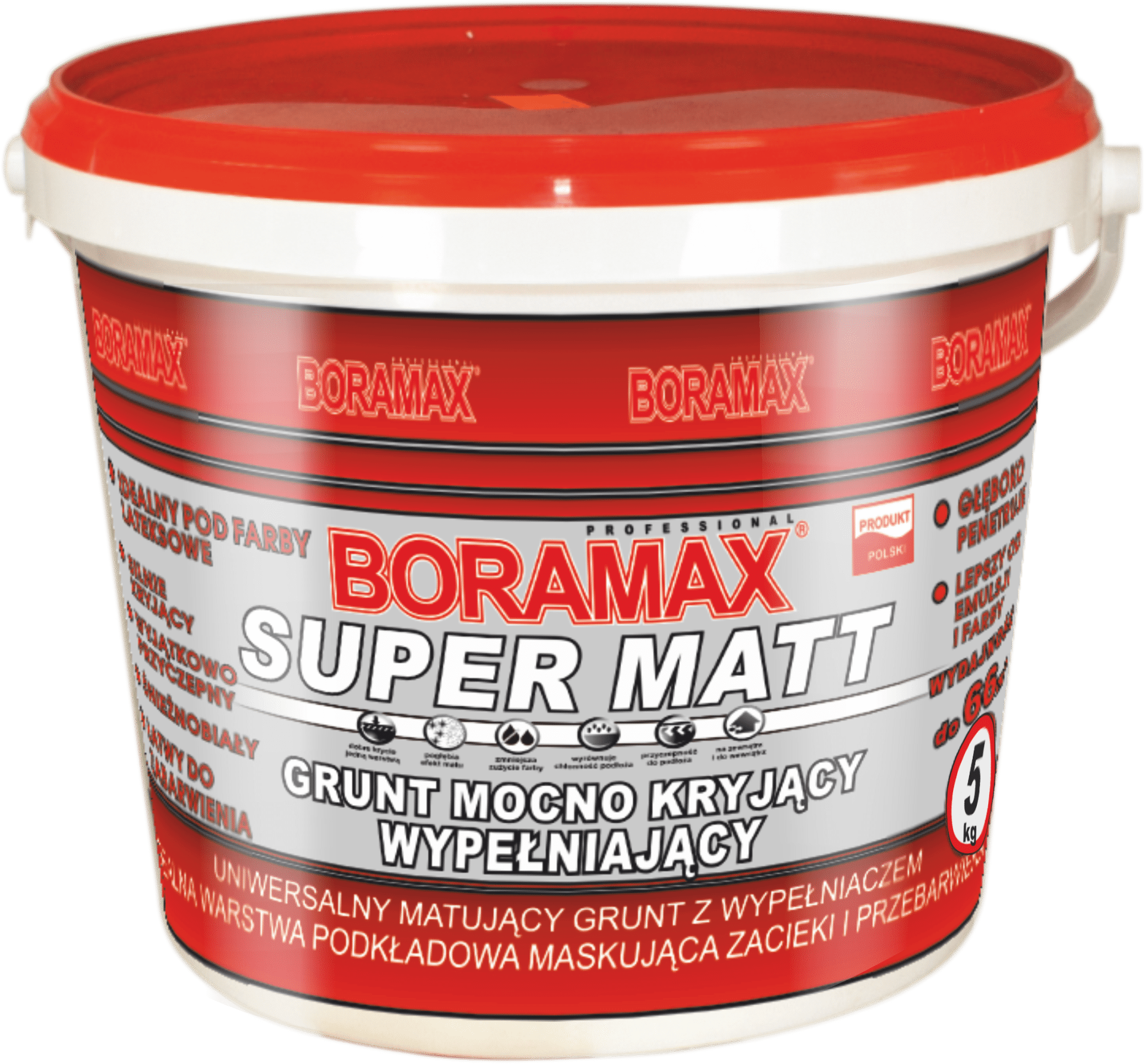 BORAMAX GRUNT SUPER MATT 5KG (Zdjęcie 1)