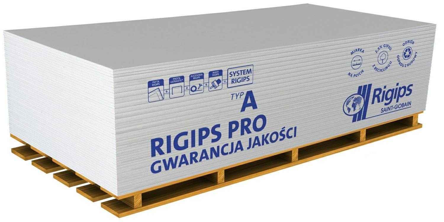 Rigips PRO typ A (GKB) 1200x2600x12,5