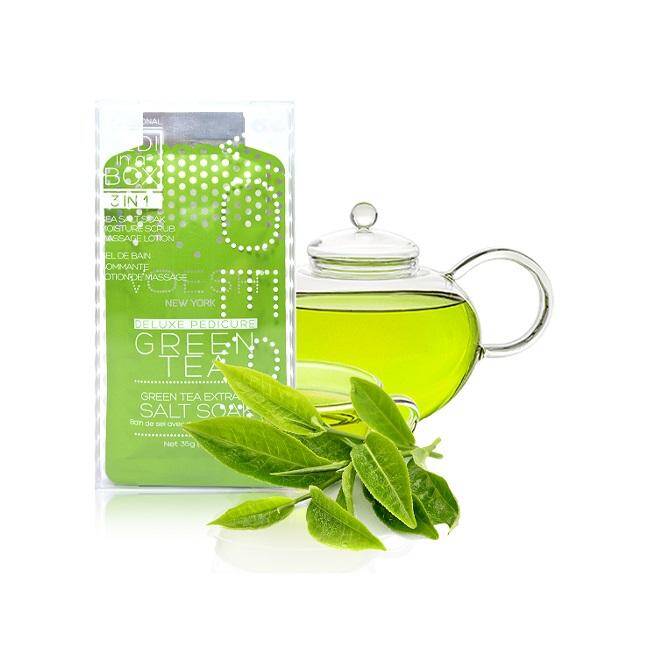 Voesh PEDI Green Tea Detox Ekstrakt z Zielonej Herbat