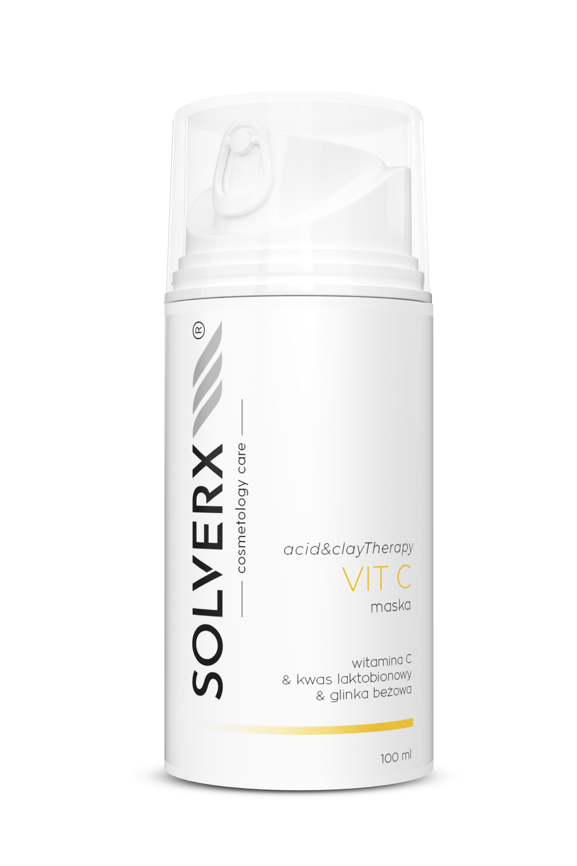 Solverx Acid & Clay Therapy maska VIT C
