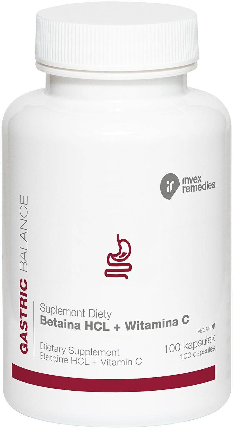 Invex Remedies Betaina HCL + Witamina C 100 tab.