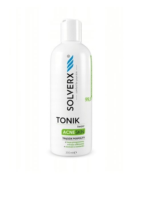 SOLVERX Acne Skin Tonik do twarzy 200ml