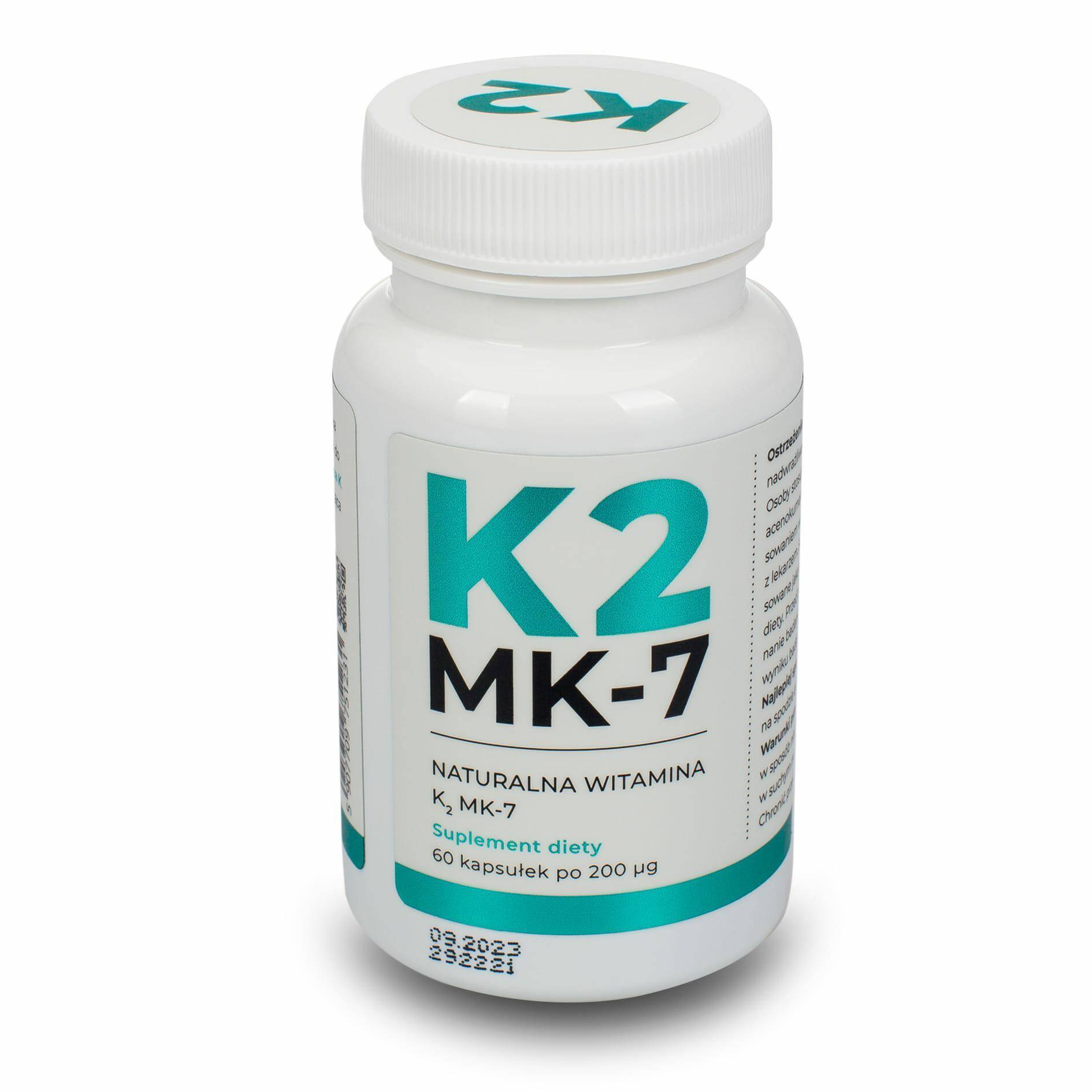 K2 Mk-7 200mcg - naturalna witamina
