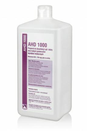AHD 1000 - 1000ml płyn do dezynfekcji rąk i skóry