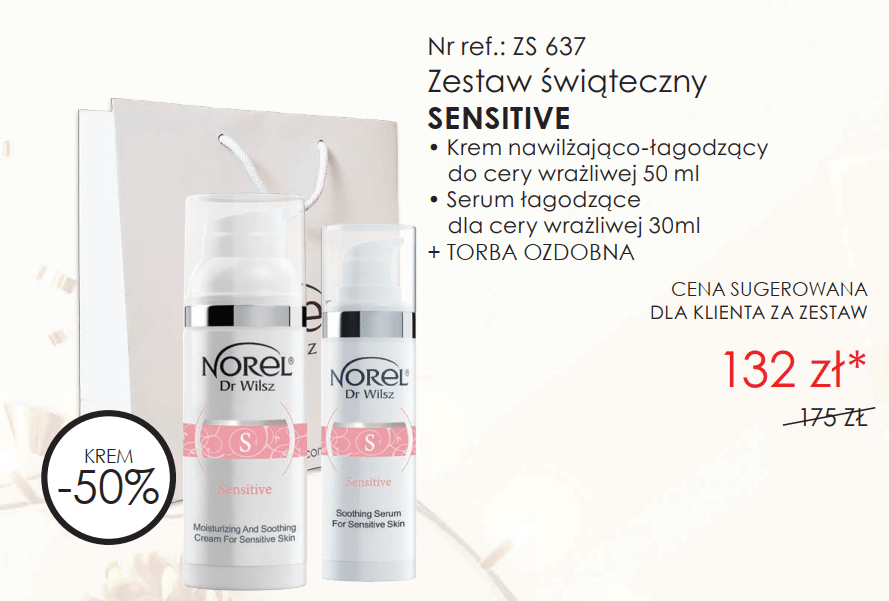 Norel  ZS637 Zestaw Sensitive