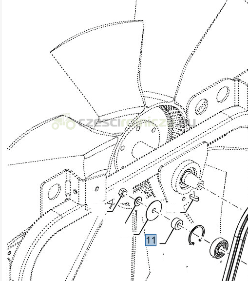 TULEJA NEW HOLLAND CASE 449267