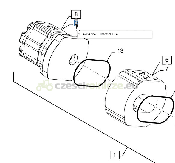 USZCZELKA CNH