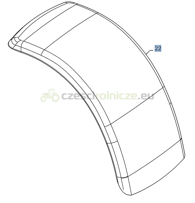 BŁOTNIK NEW HOLLAND CASE 47451721