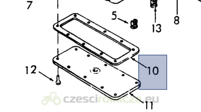 USZCZELKA NEW HOLLAND CASE 83959987