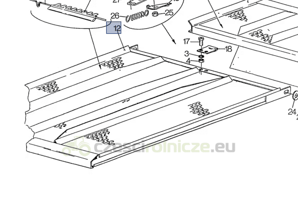 SITO ŻALUZJOWE GÓRNE HC1 1/8