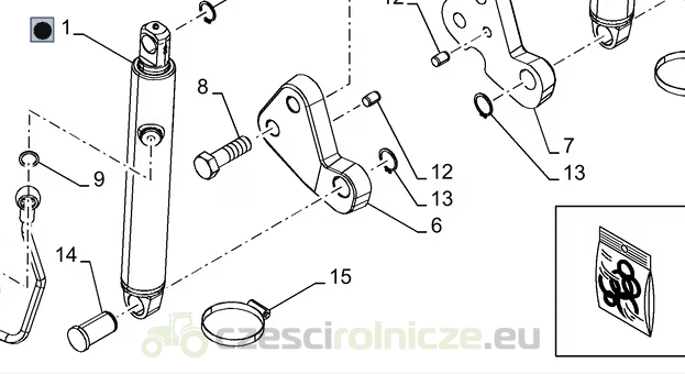 ZESTAW USZCZELEK NEW HOLLAND CASE