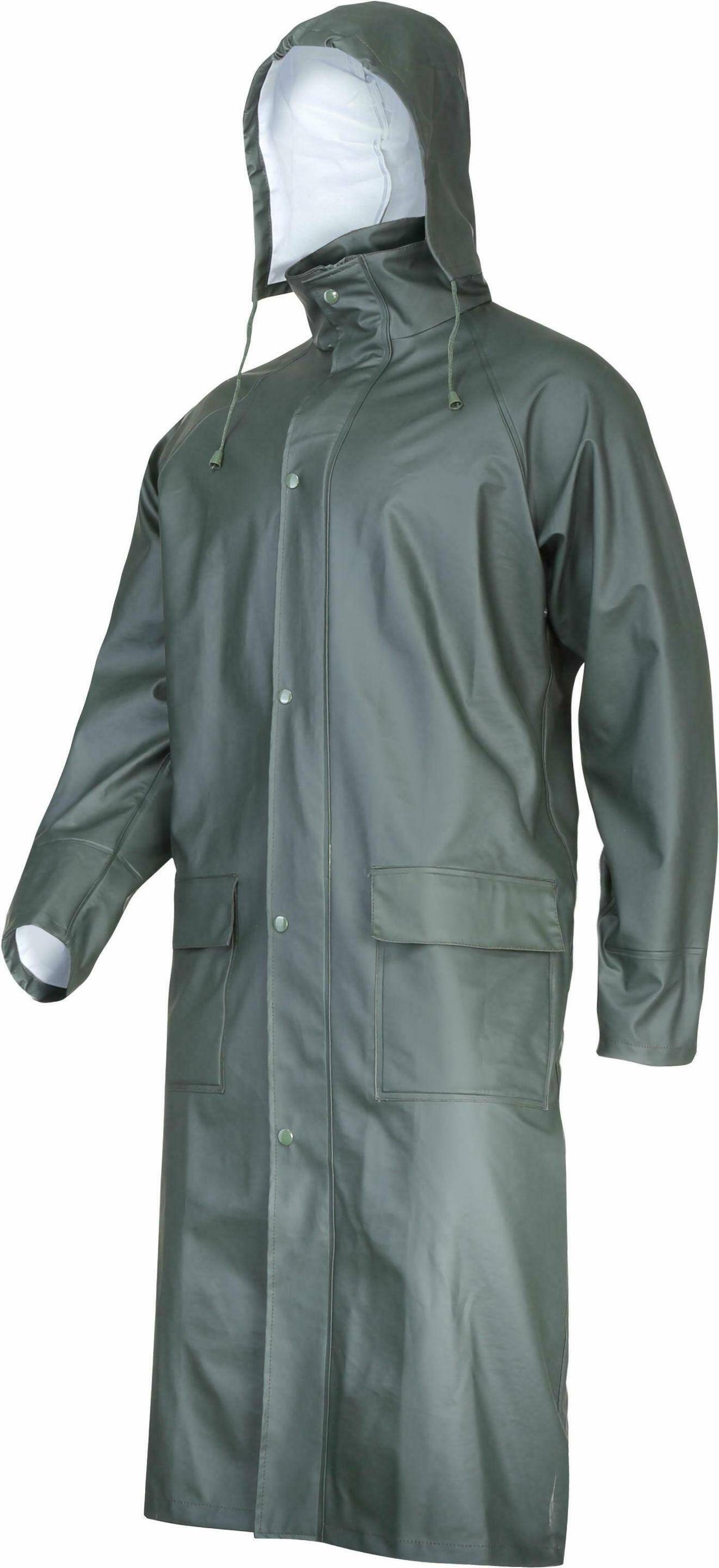 L41706 Płaszcz przeciwdeszczowy zielony