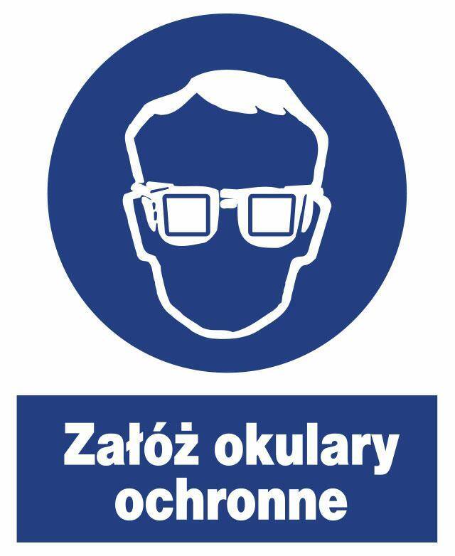 ZNO-2 Załóż okulary ochronne