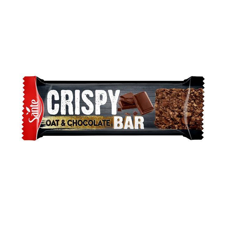 Baton Crispy Owsiany z CZEKOLADĄ 40g /24